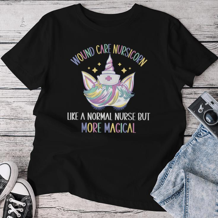 Wound Care Nursicorn Like A Normal Wound Care Nurse Women T-shirt Funny Gifts