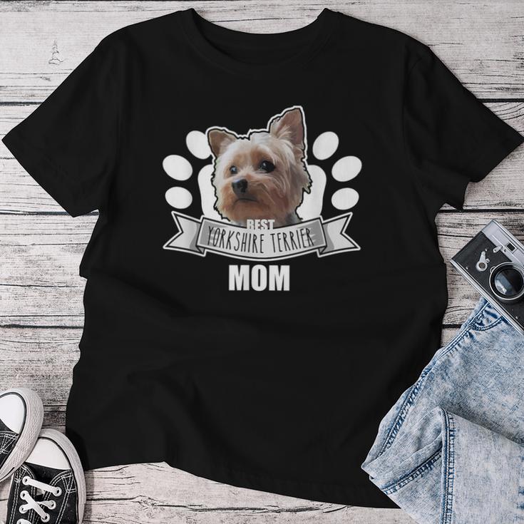 Yorkshire Terrier Dog Mama Dog Holder T-shirt Frauen Lustige Geschenke