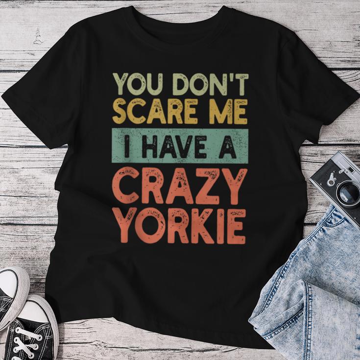 Yorkshire Terrier Hund Retro Yorkie Mama Papa Lustige T-shirt Frauen Lustige Geschenke