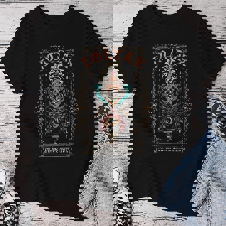 Zoltar Te Muestra Unistazo A Tu Futuro Cuello Camiseta de mujer Regalos divertidos