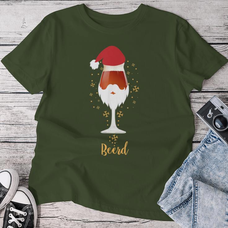 Beerd Christmas Dad T-shirt Frauen Lustige Geschenke