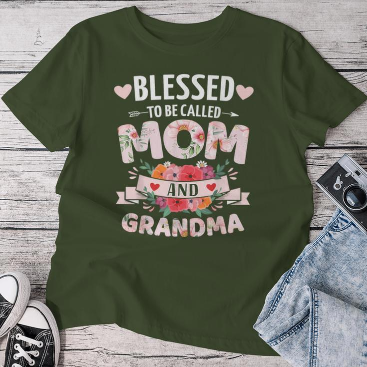 Blessed Mom Grandma For Christmas Birthday Women T-shirt Funny Gifts