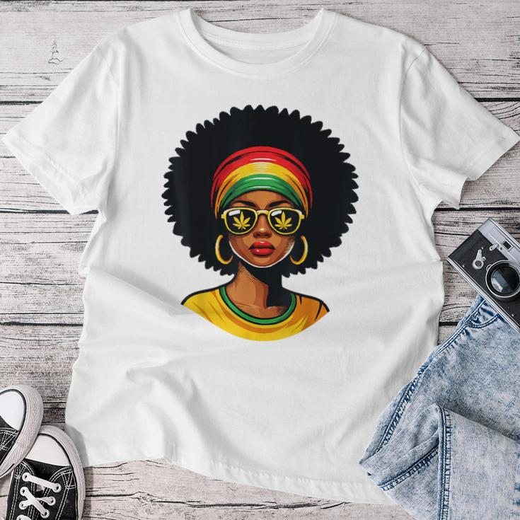Africa Woman Headscarf Nubian Melanin Popping Black History Women T-shirt Personalized Gifts