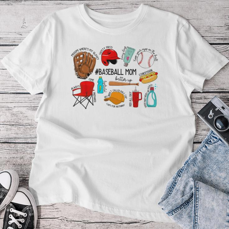 Baseball Mom Game Day Vibes Baseball Mama Women T-shirt Unique Gifts