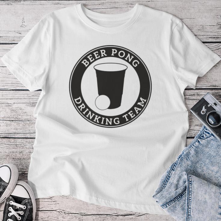 Beer Pong Drinking Team T-shirt Frauen Lustige Geschenke