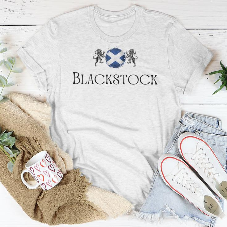 Blackstock Clan Scottish Family Name Scotland Heraldry Women T-shirt Funny Gifts