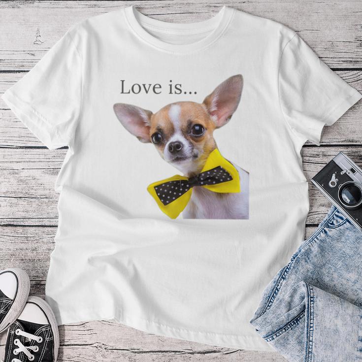 Chihuahua Hund Mama Papa Liebe Haustier Welpen ChiuauahaRaglan T-shirt Frauen Lustige Geschenke