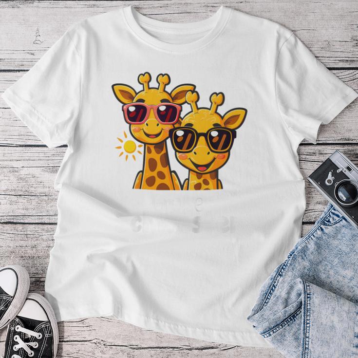 Children's With Big Sister Giraffe Motif T-shirt Frauen Lustige Geschenke