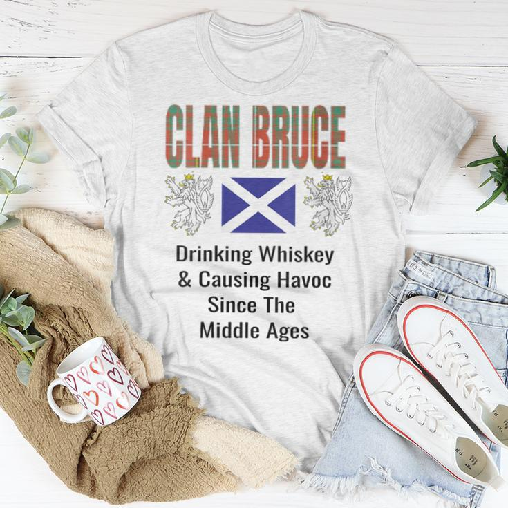 Clan Bruce Tartan Scottish Family Name Scotland Pride Women T-shirt Funny Gifts
