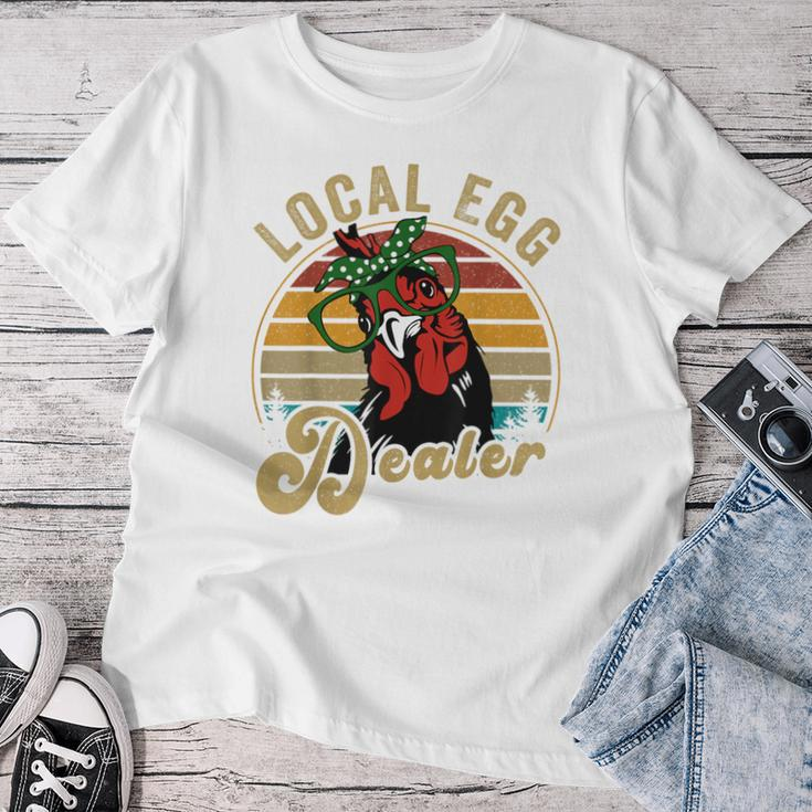 Chicken- Local Egg Dealer Mom Mother Day Mama Hen Women T-shirt Funny Gifts