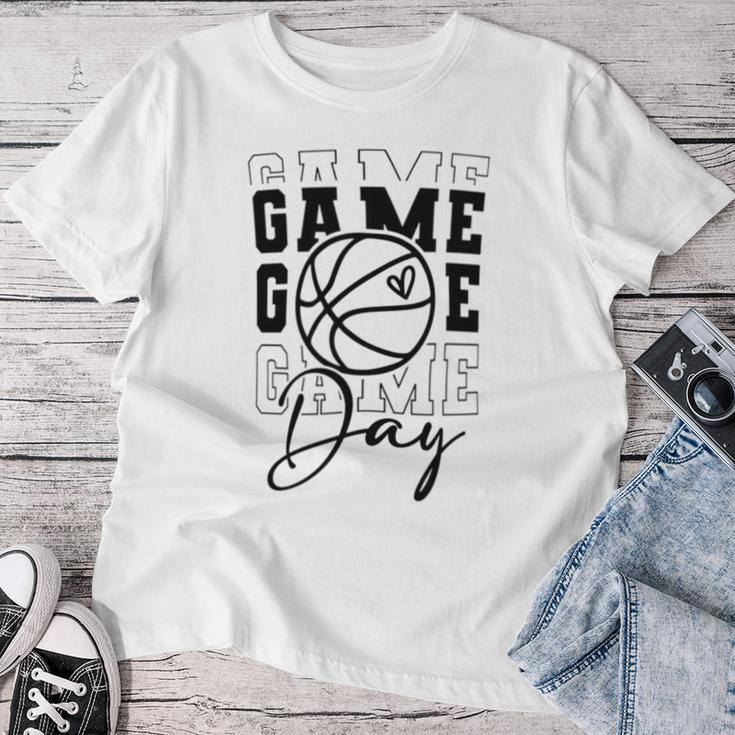 Game Day Sport Lover Basketball Mom Girl Women T-shirt Unique Gifts