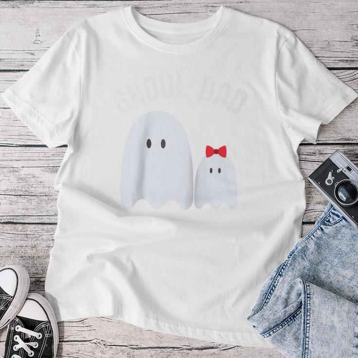 Ghoul Dadatertag Papaon Mädchenater Tochter Ghost Raglan T-shirt Frauen Lustige Geschenke