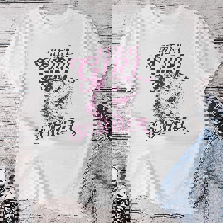 Girls Summer Vibes Feral Girl Summer Vacation Women T-shirt Unique Gifts