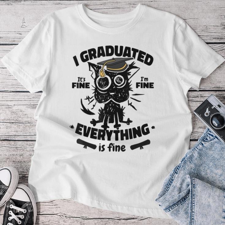 I Graduated Graduate Class Of 2024 Graduation Boy Girl Women T-shirt Funny Gifts