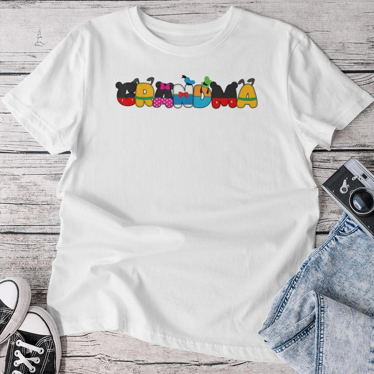 Grandma Of The Birthday Girl Mouse Family Matching Women T-shirt Funny Gifts