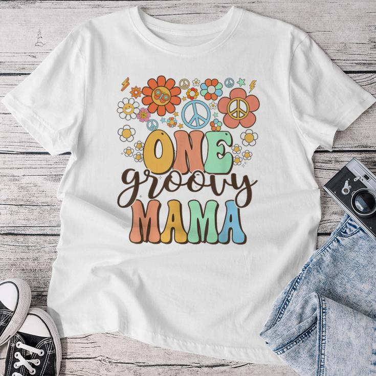 Groovy Mama Retro Mom Birthday Matching Family Party Women T-shirt Funny Gifts