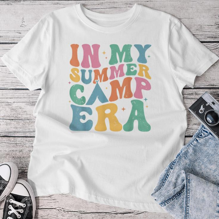 Groovy In My Summer Camp Era Retro Summer Camper Women Women T-shirt Funny Gifts
