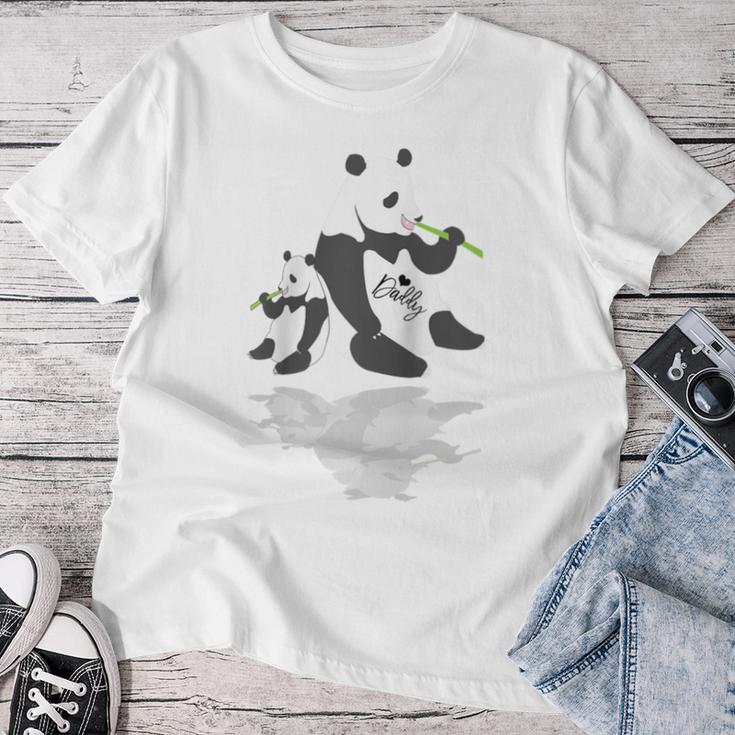 Herren Schöne Papa Panda Bär Bambus Familie Matching Raglan T-shirt Frauen Lustige Geschenke