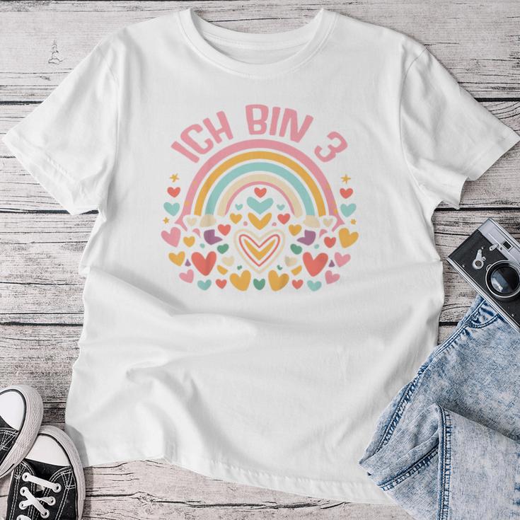 Ich Bin 3 Jahre Mädchen 3Rd Drei Dritter T-shirt Frauen Lustige Geschenke