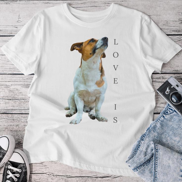 Jack Russell Terrier Mama Papa Damen Herren Kinder Liebe Hund T-shirt Frauen Lustige Geschenke