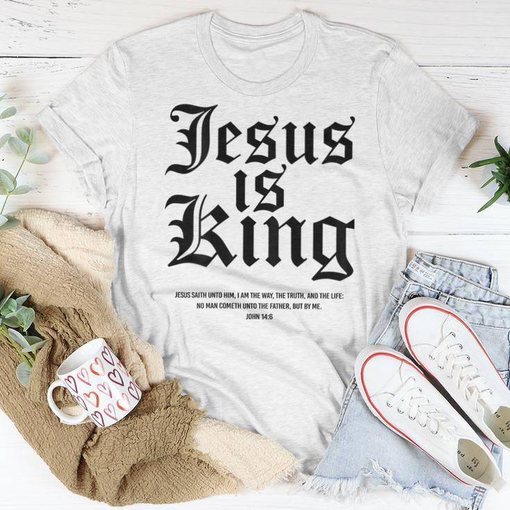 Jesus Is King Christian Faith Women Women T-shirt Unique Gifts