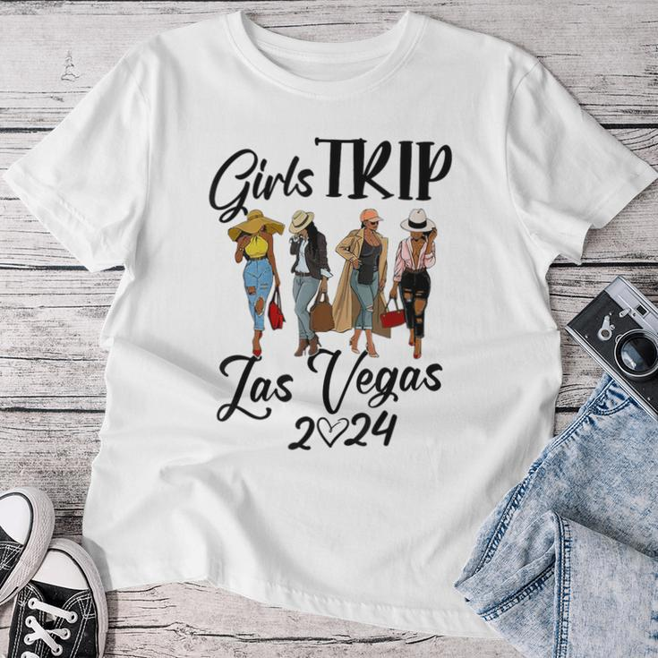 Las Vegas Girls Trip 2024 Birthday Squad Vacation Women T-shirt Funny Gifts