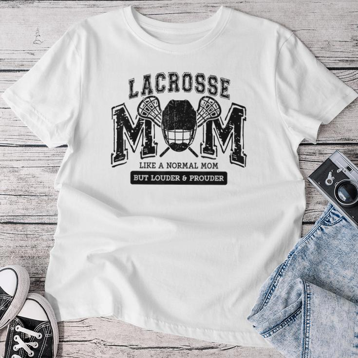 Loud Proud Lacrosse Mom Player Mama Family Cute Women T-shirt Funny Gifts
