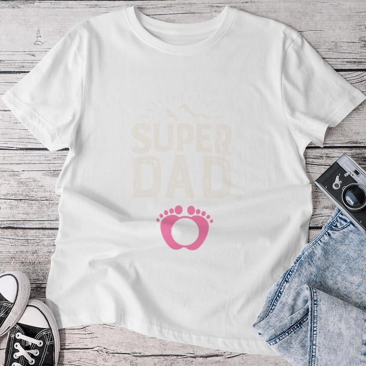 Lustiger Papa Papa Zu Mädchen Be Soon To Be Dad Est2024 T-shirt Frauen Lustige Geschenke