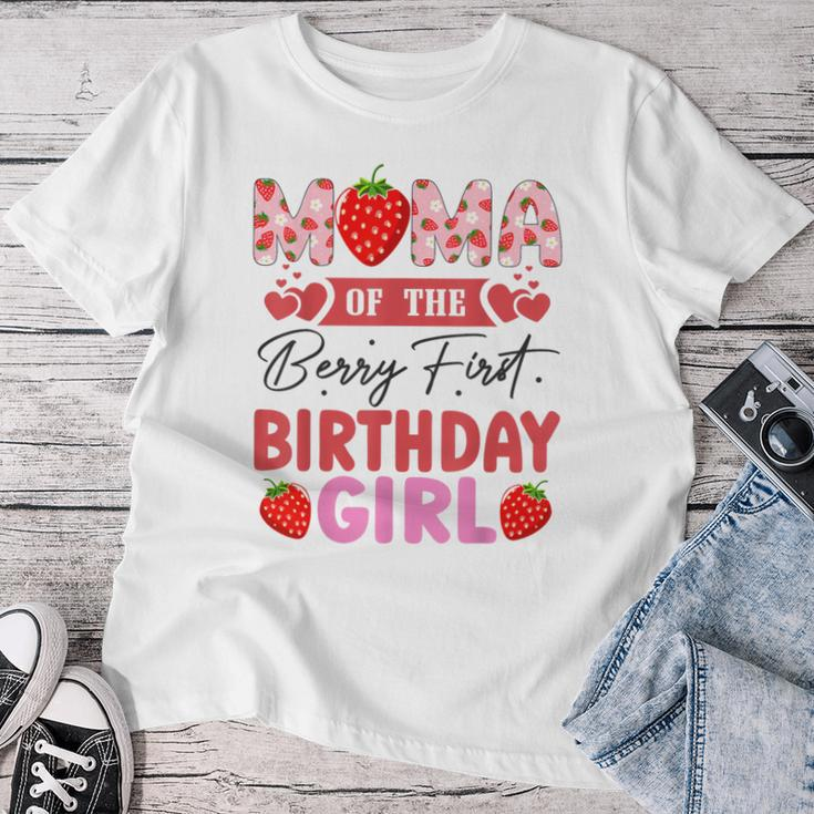 Mama Of The Berry First Birthday Girl Sweet Strawberry Women T-shirt Unique Gifts