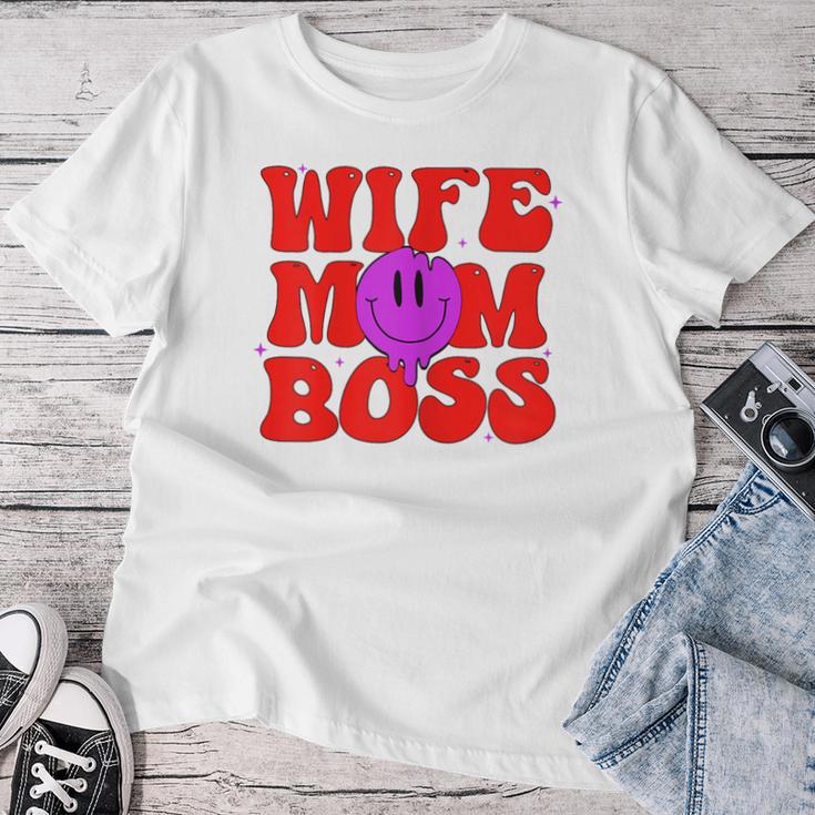 Mama Frau Boss Unschlagbar Mutterschaft Mama Leben T-shirt Frauen Lustige Geschenke