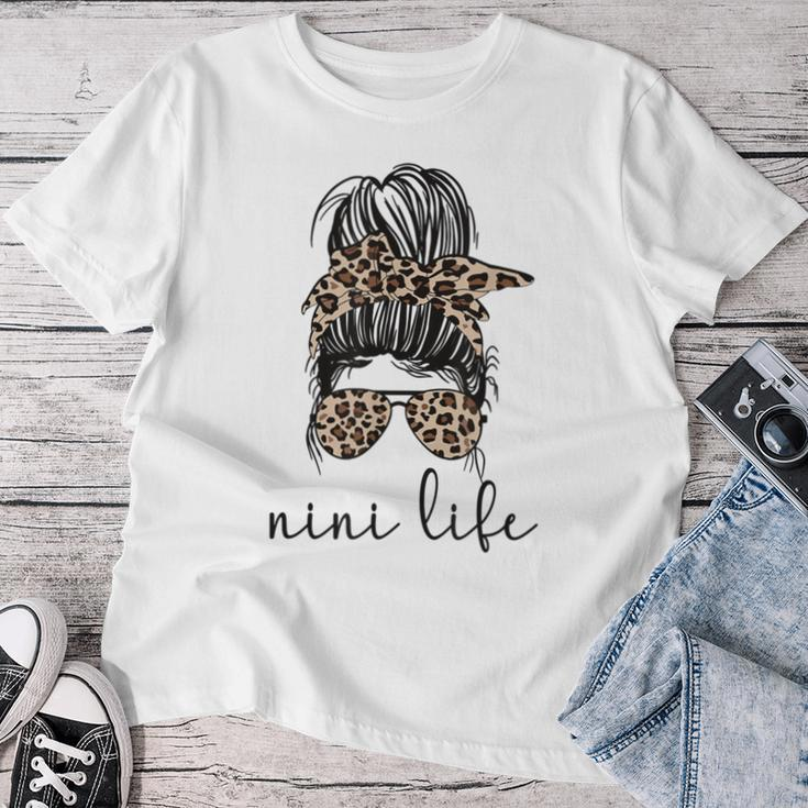 Nini Life Blessed Nini Grandmother Nini Grandma Women T-shirt Personalized Gifts