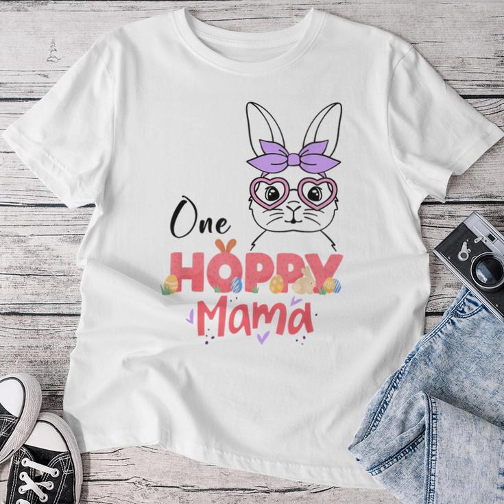 One Hoppy Mama Lustiger Hase Zum Ostertag T-shirt Frauen Lustige Geschenke