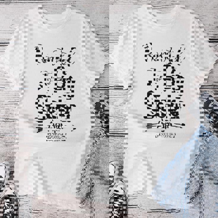 Promoted To Big Sister Shirt Promoted To BG SSTER Shrt Baby