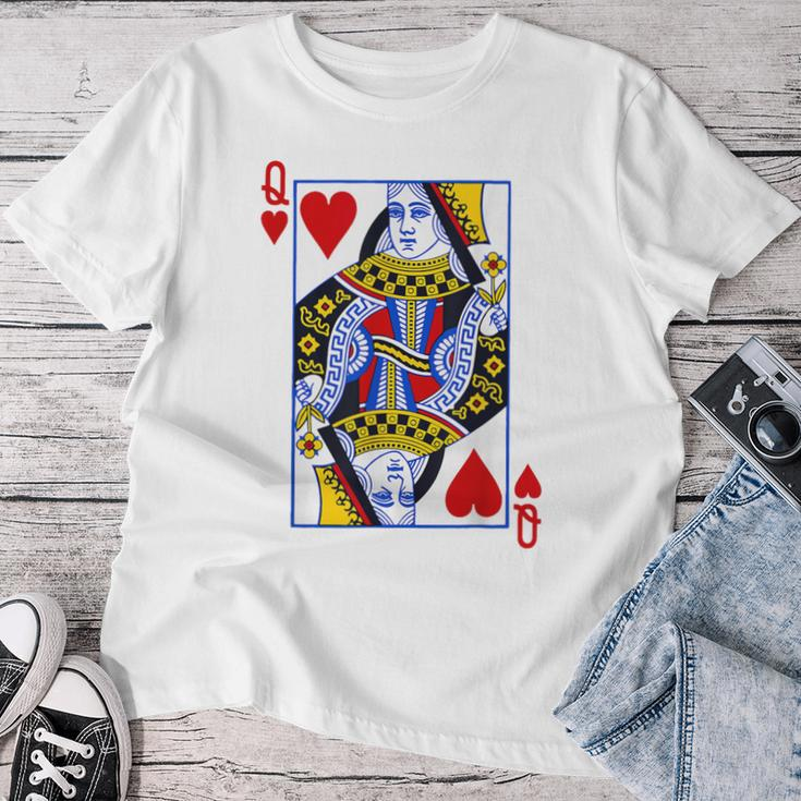 Queen Of Hearts Feminist For Playing Cards Women T-shirt Unique Gifts