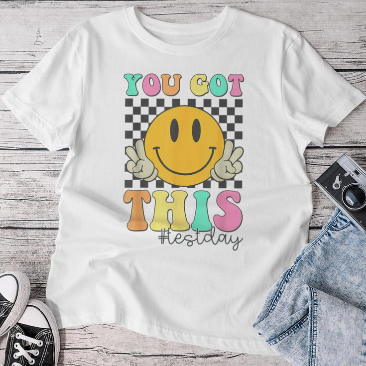 Retro You Got This Test Day Testing Teacher Motivational Women T-shirt Unique Gifts