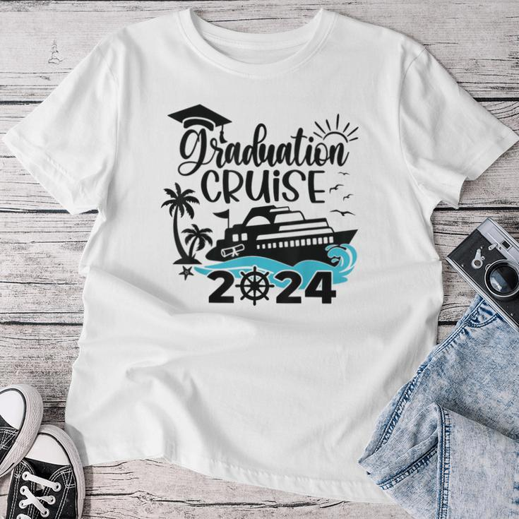 Senior Graduation Trip Cruise 2024 Ship Party Cruise Womens Women T-shirt Funny Gifts