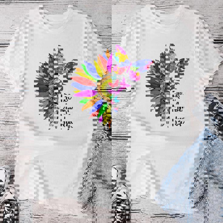 Sunflower Free Mom Hugs Butterfly Lgbt Pride Month Women T-shirt Unique Gifts Sunflower Free Mom Hugs Butterfly Lgbt Pride Month Women T-shirt Unique Gifts