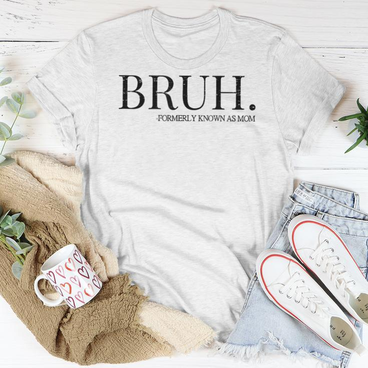 Vintage Retro Bruh Formerly Known As Mom Women T-shirt Unique Gifts