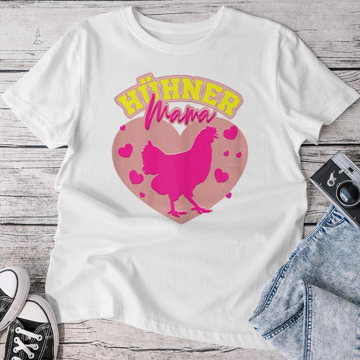 Women's Chicken Mum T-shirt Frauen Lustige Geschenke