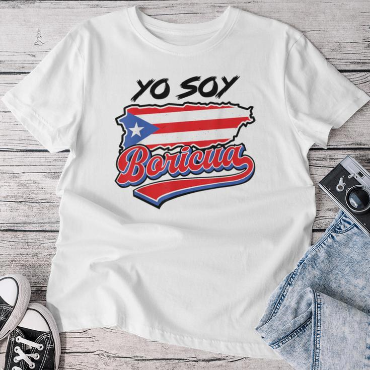 Yo Soy Boricua Puerto Rico Flag Puerto Rican Hispanic Women T-shirt Unique Gifts