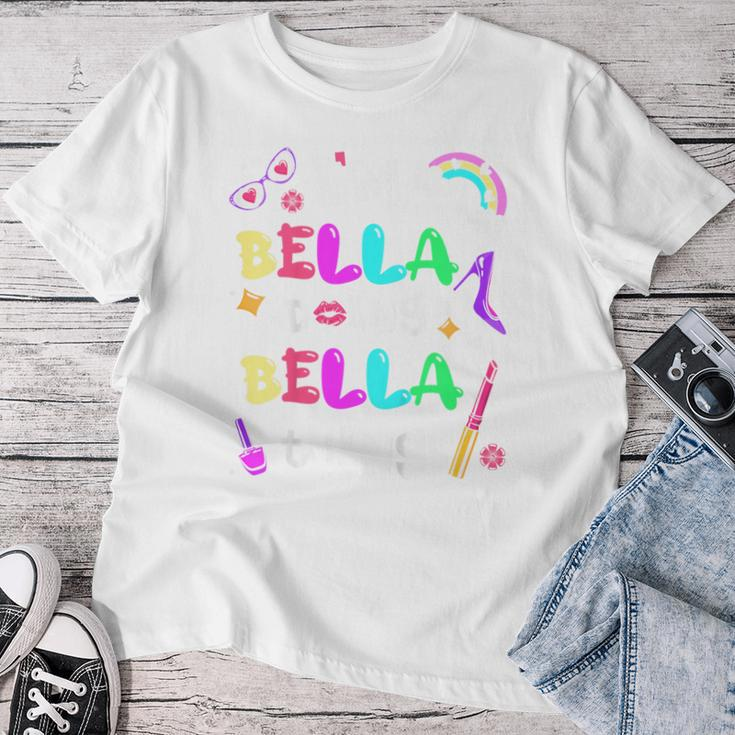 Youth I'm Bella Doing Bella Things Cute Girls Personalized Name Women T-shirt Funny Gifts