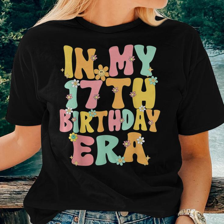 In My 17Th Birthday Era Groovy 17 Year Old Birthday Girl Boy Women T-shirt Gifts for Her