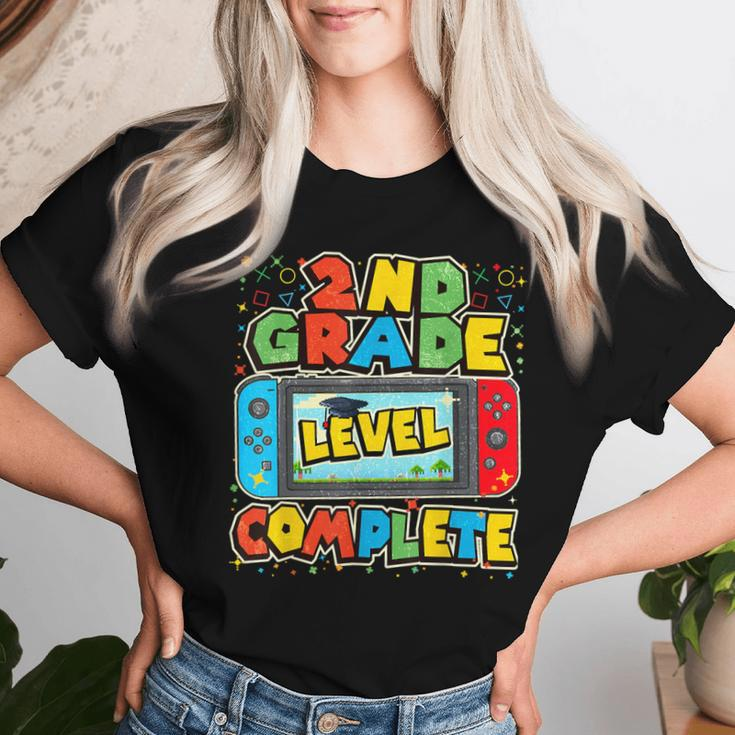 2Nd Grade Level Complete Last Day Of School Graduation Boys Women T-shirt Gifts for Her