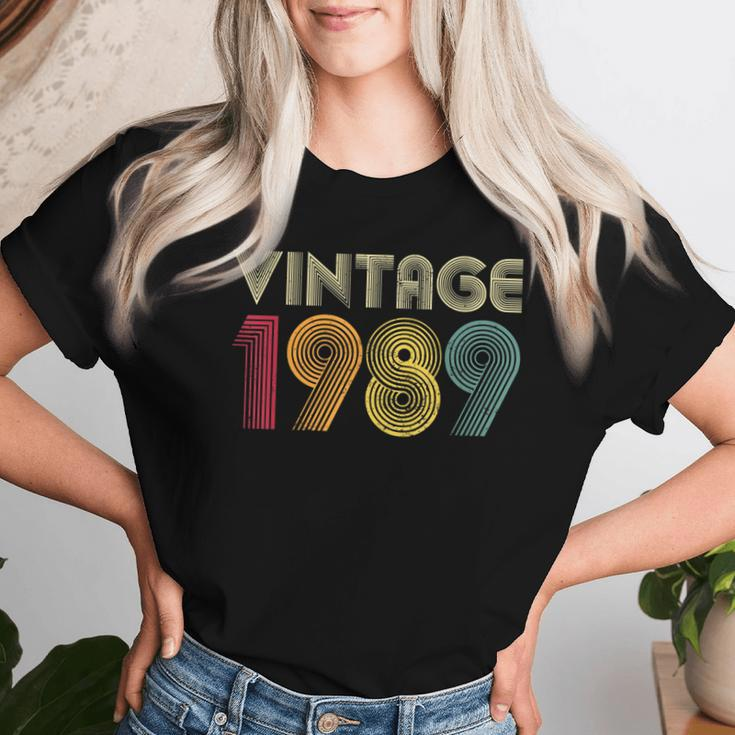 31Th Birthday Vintage 1989 Retro Mom Dad Women T-shirt Gifts for Her