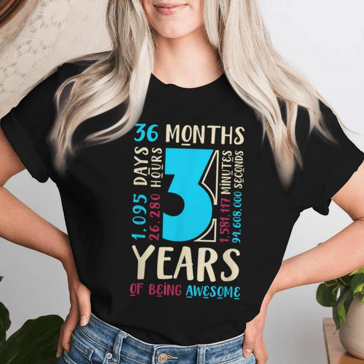 3Rd Birthday Son Daughter 3 Year Old Boys Girls Women T-shirt Gifts for Her