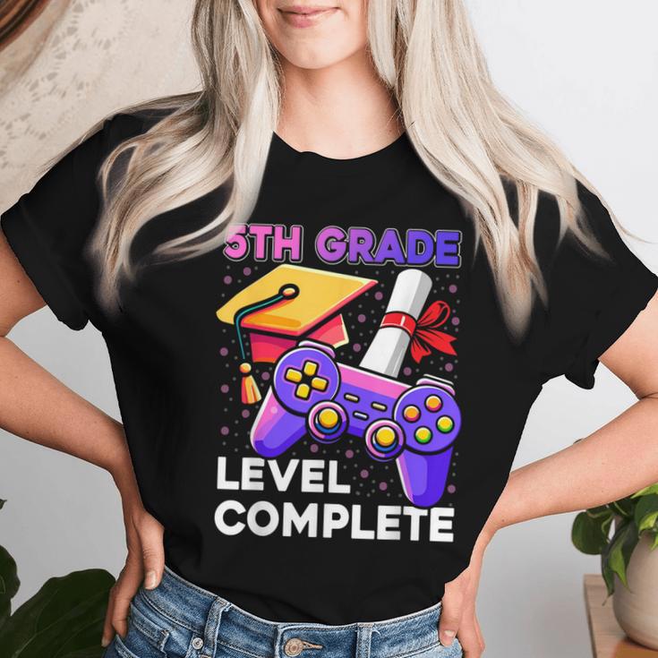 5Th Grade Level Complete Graduation 5Th Grade End Of School Women T-shirt Gifts for Her