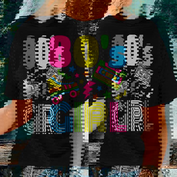 80S Girl 1980S Theme Party 80S Costume Outfit Girls Women T-shirt Gifts for Her