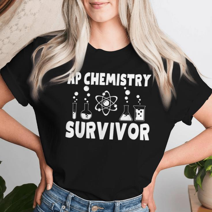 Ap Chemistry Survivor Teacher Ap Chemistry Women T-shirt Gifts for Her