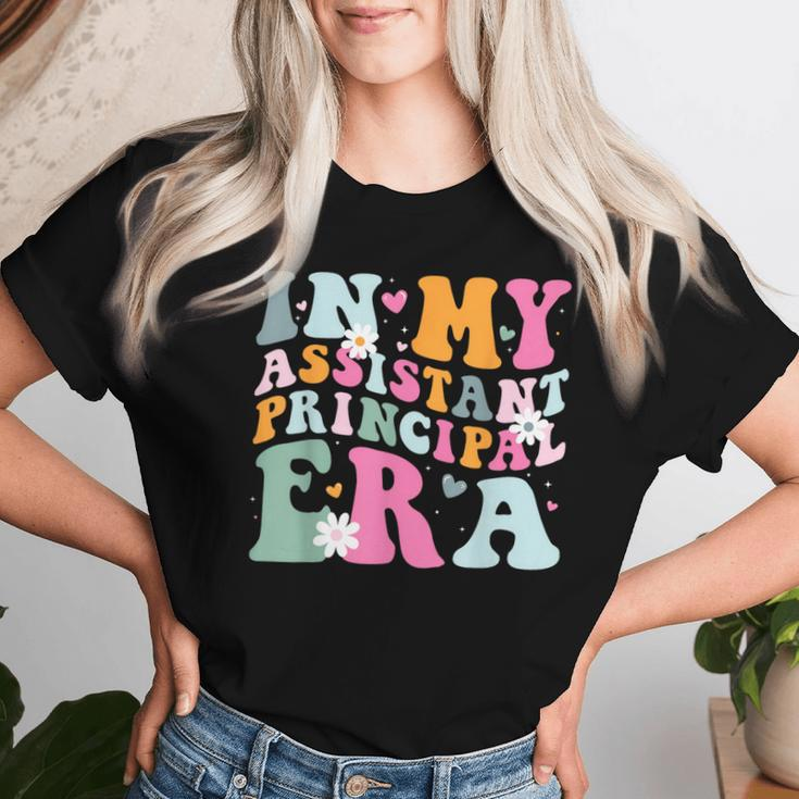 In My Assistant Principal Era Groovy Job Title School 2023 Women T-shirt Gifts for Her