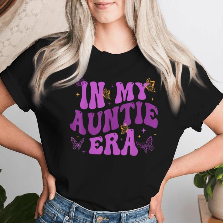 In My Auntie Era Groovy Retro Mother's Day Best Aunt Ever Women T-shirt Gifts for Her